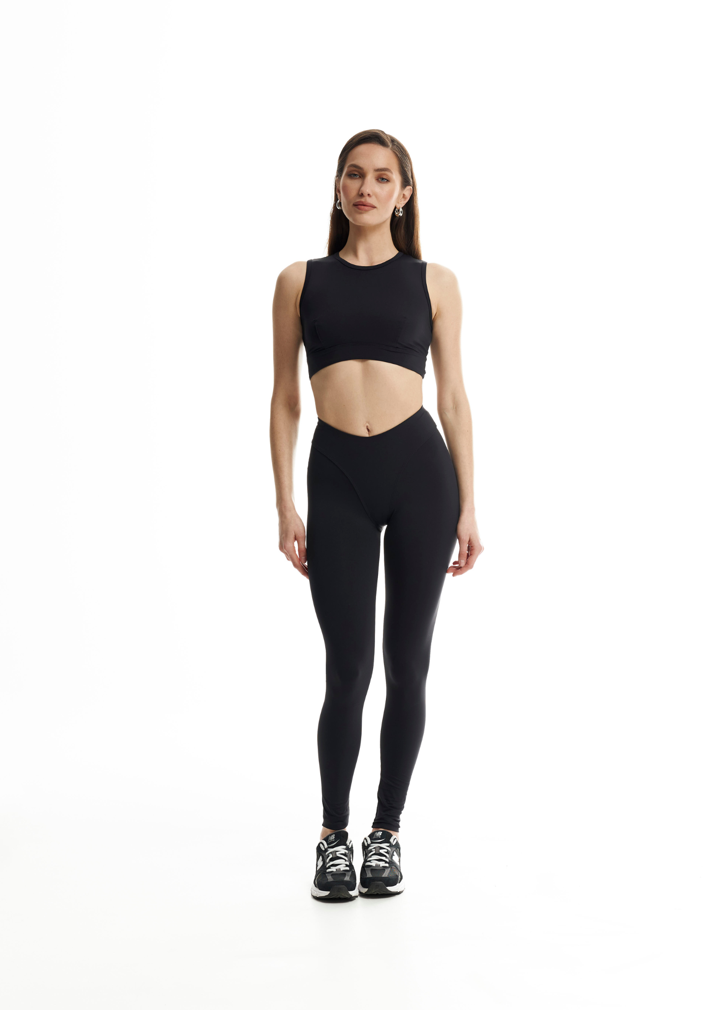 Motion V-shaped Leggings Black