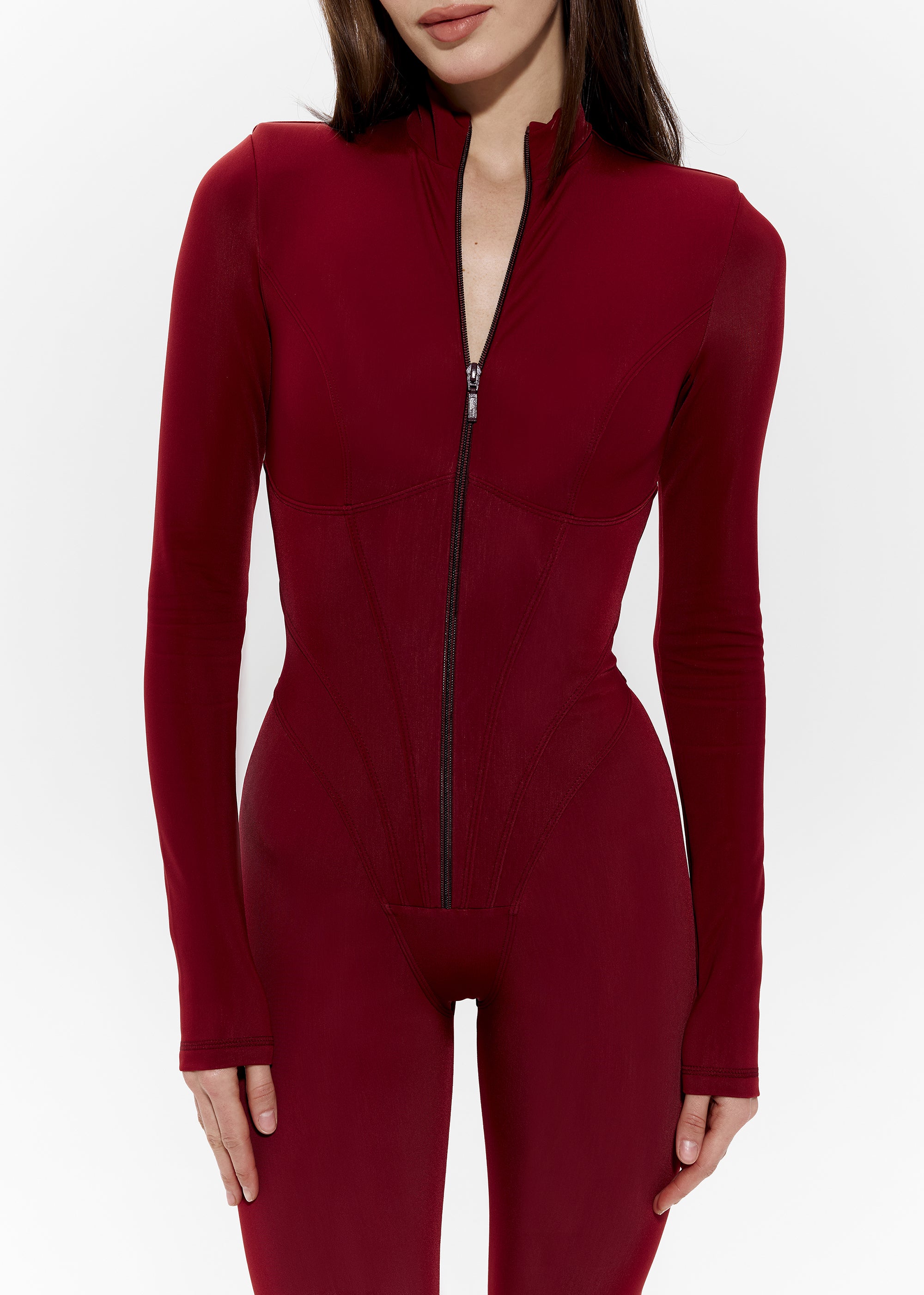 Fleece Jumpsuit Wakanda Burgundy