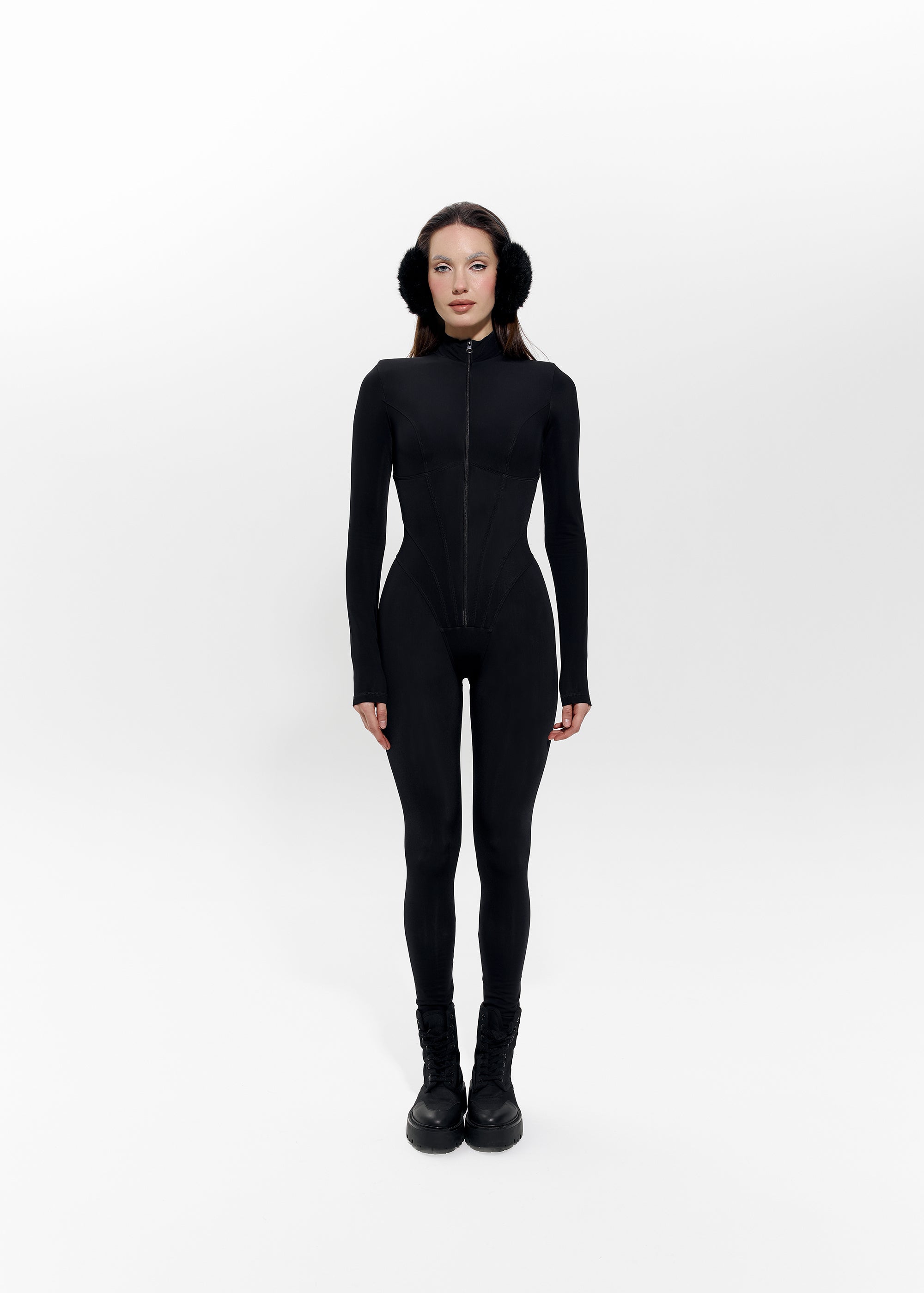 Fleece Jumpsuit Wakanda Black