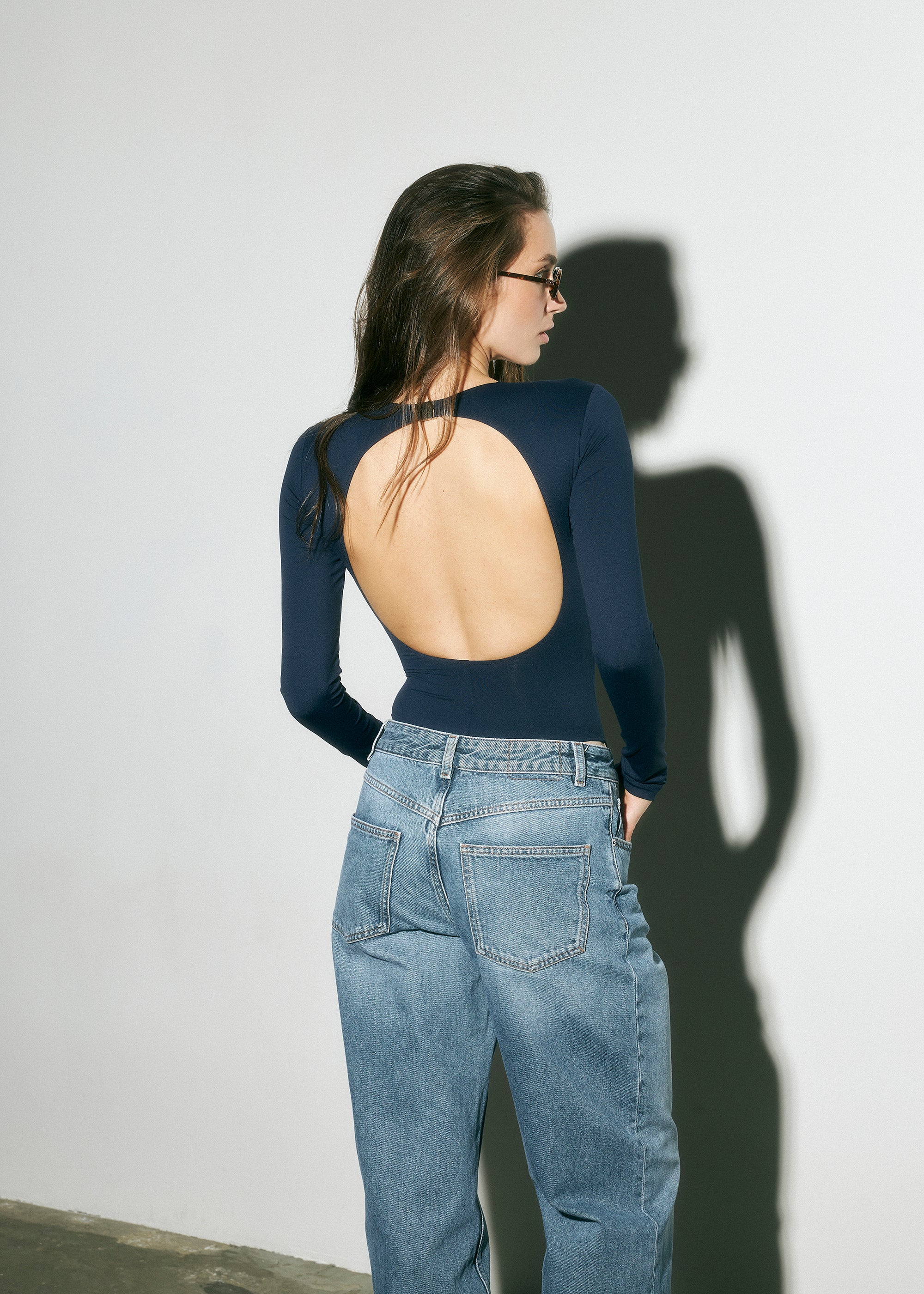 Bodysuit Arabesque Navy blue